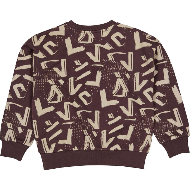 Levv - Sweater Danilo - AOP Grey Graphic