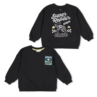 Sturdy Sturdy - Sweater met Backprint Oversized Antraciet - Fix It