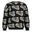 Sturdy - Sweater AOP Relaxed Fit Antraciet - Fix It