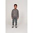 Sturdy - Sweater met Borduursels Relaxed Fit Antraciet Melange - Fix It