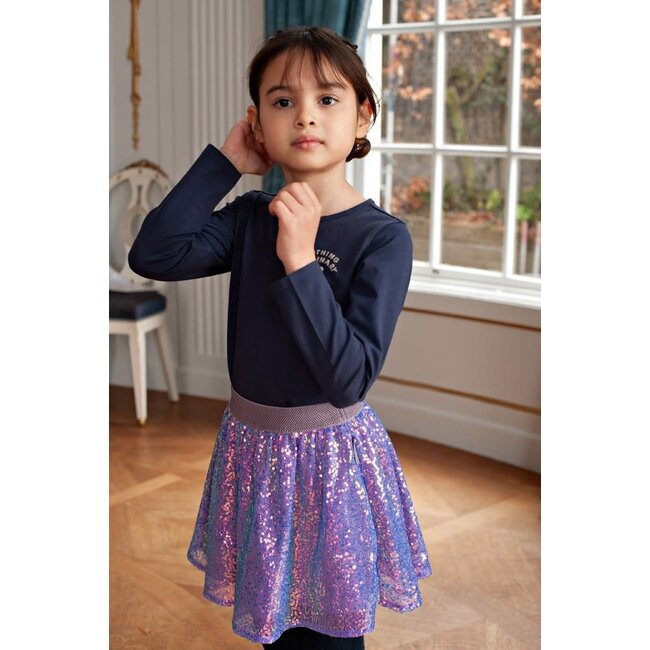 Jubel - Pailetten Rok Lila - Daily Princess