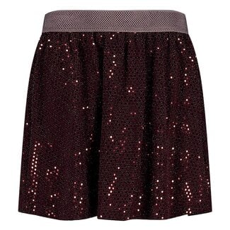 Jubel Jubel - Pailetten Rok Bordeaux - Daily Princess