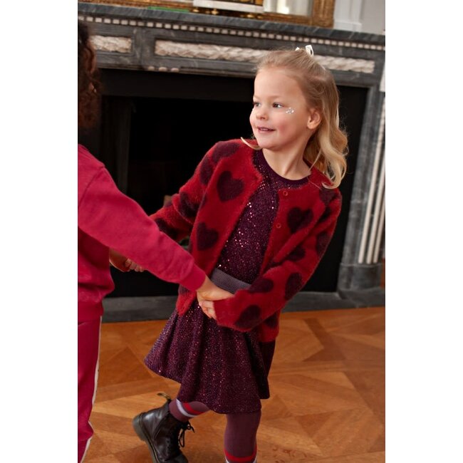 Jubel - Pailetten Rok Bordeaux - Daily Princess