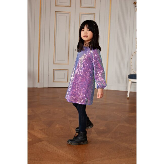 Jubel - Pailetten Jurk Lila - Daily Princess