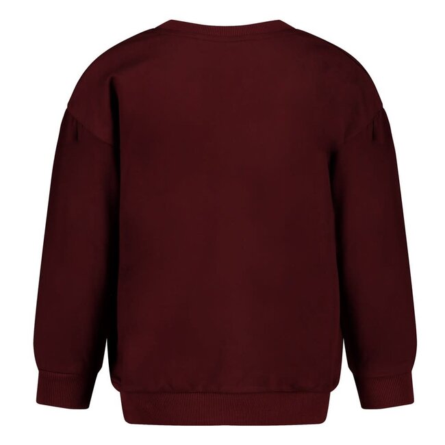 Jubel - Sweater Relaxed Fit Bordeaux - Daily Princess