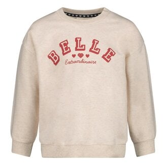 Jubel Jubel - Sweater Relaxed Fit Offwhite melange - Daily Princess
