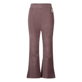 Jubel Jubel - Flared Broek Velours Rib Lila - Daily Princess