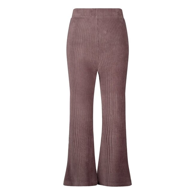 Jubel - Flared Broek Velours Rib Lila - Daily Princess
