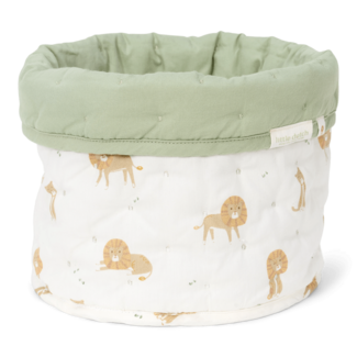 Little Dutch Little Dutch - Opbergmand Klein Reversible Safari Leo - Safari Friends