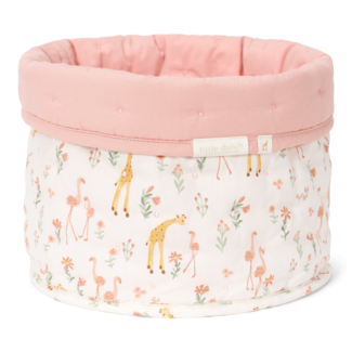 Little Dutch Little Dutch - Opbergmand Klein Reversible Blooming Safari - Safari Friends