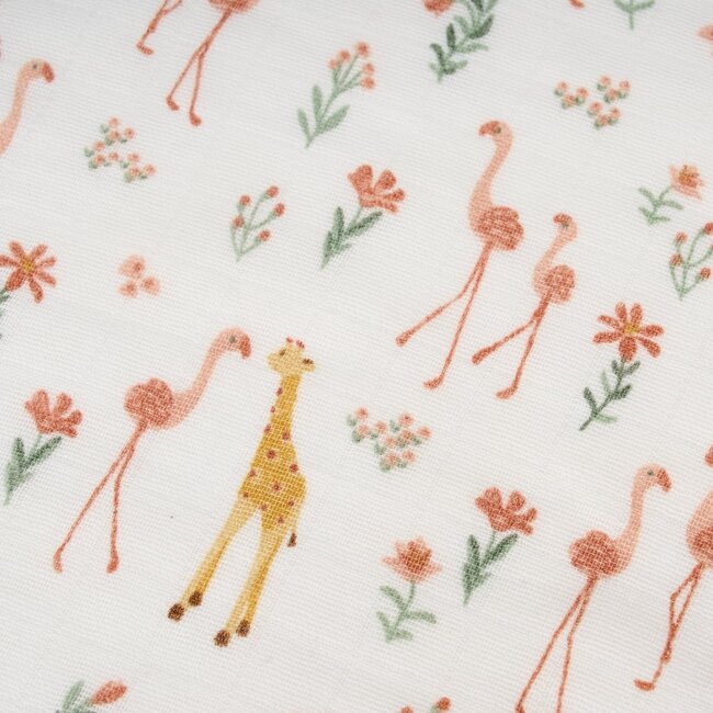 Little Dutch - Wieg Hoeslaken Blooming Safari - Safari Friends