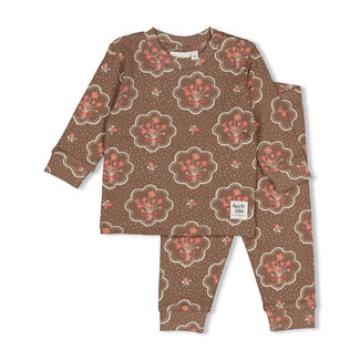 Feetje Feetje - Baby Pyjama Maddie Medallion Bruin - Premium Sleepwear