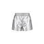 B.Nosy - Fake Leather Shorts Pam - Silver