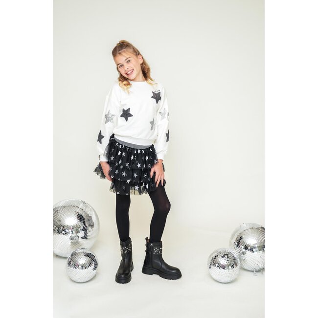 B.Nosy - Skirt Rose - Black