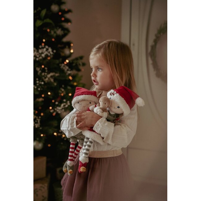Little Dutch - Kerstpop Rosa 35 cm
