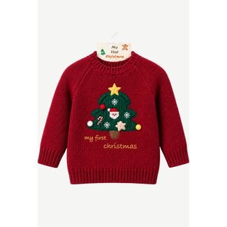Studio Maison Studio Maison - Knitted Sweater Christmas Tree - Dark Red