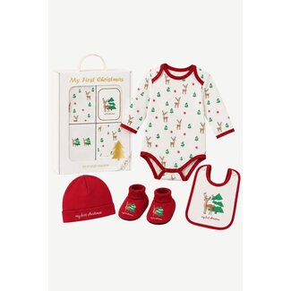 Studio Maison Studio Maison - Giftbox 4PC Set - AOP Reindeer