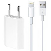 Combi: Apple USB Lightning oplaadkabel + adapter iPhone / iPad
