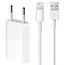 Combi: Apple USB Lightning oplaadkabel + adapter iPhone / iPad