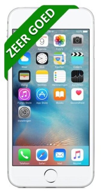 Apple iPhone 6 Plus - 16GB - Zilver - Zeer goed - (marge)