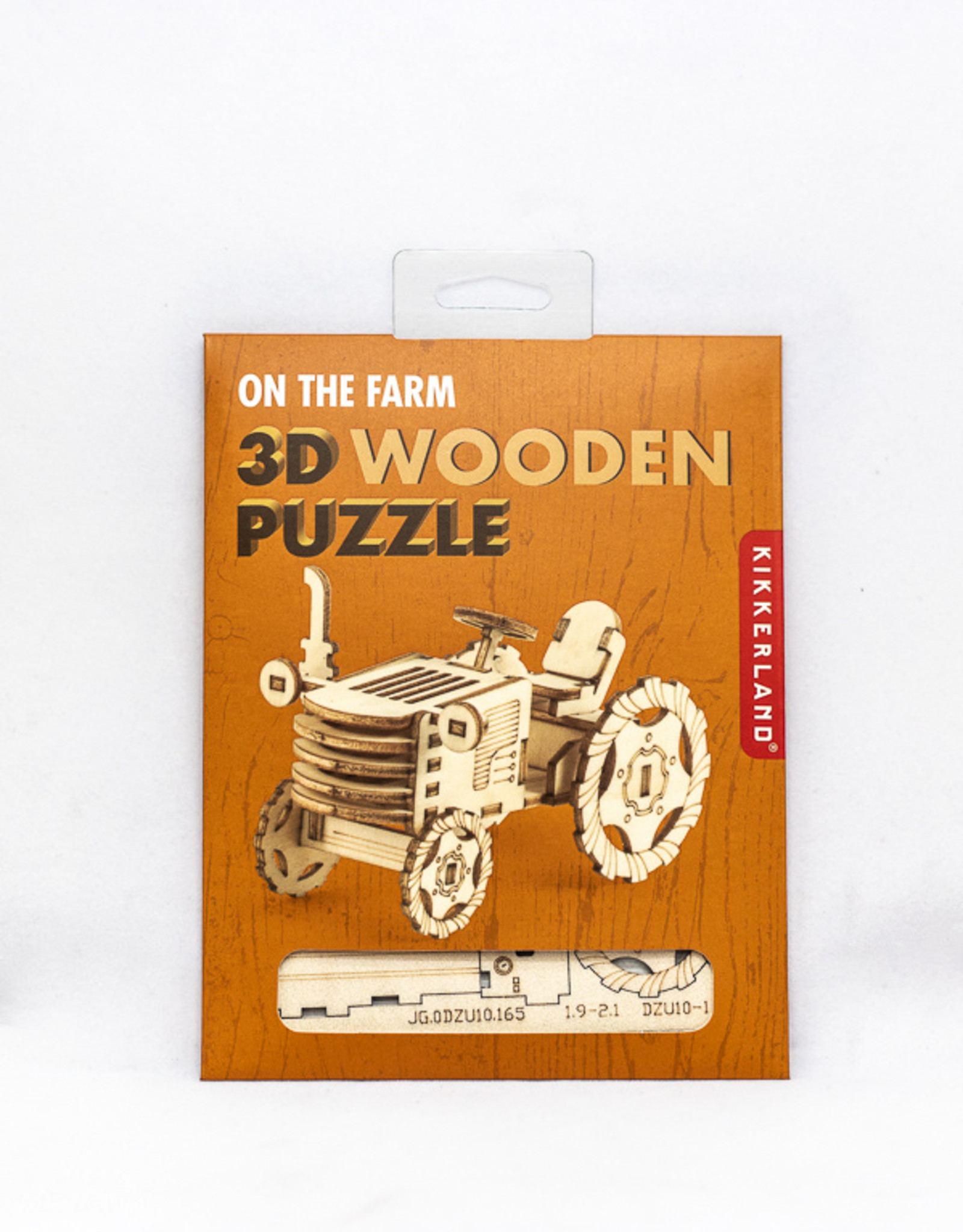 3d wooden tractor puzzle