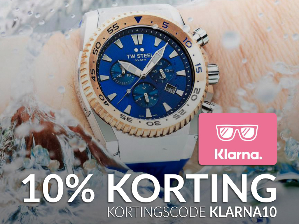 10% korting op alle horloges