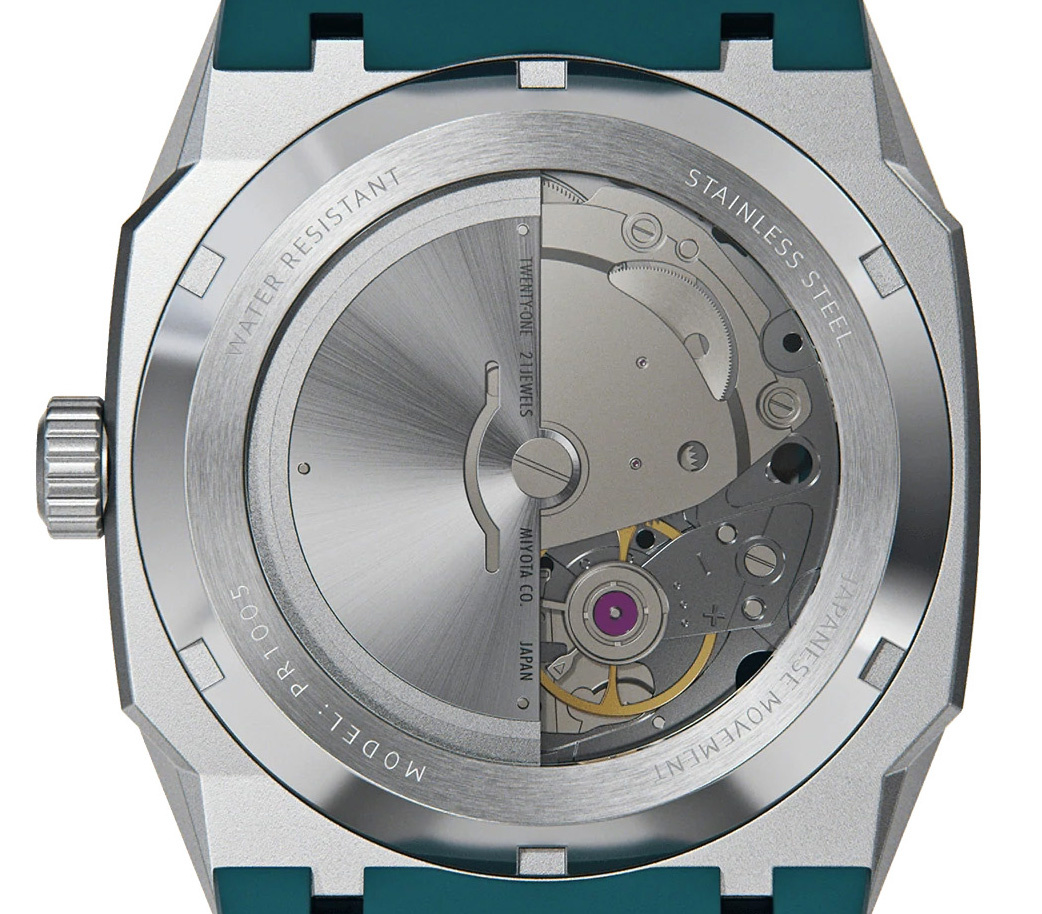 Achterkant Paul Rich Elements horloge