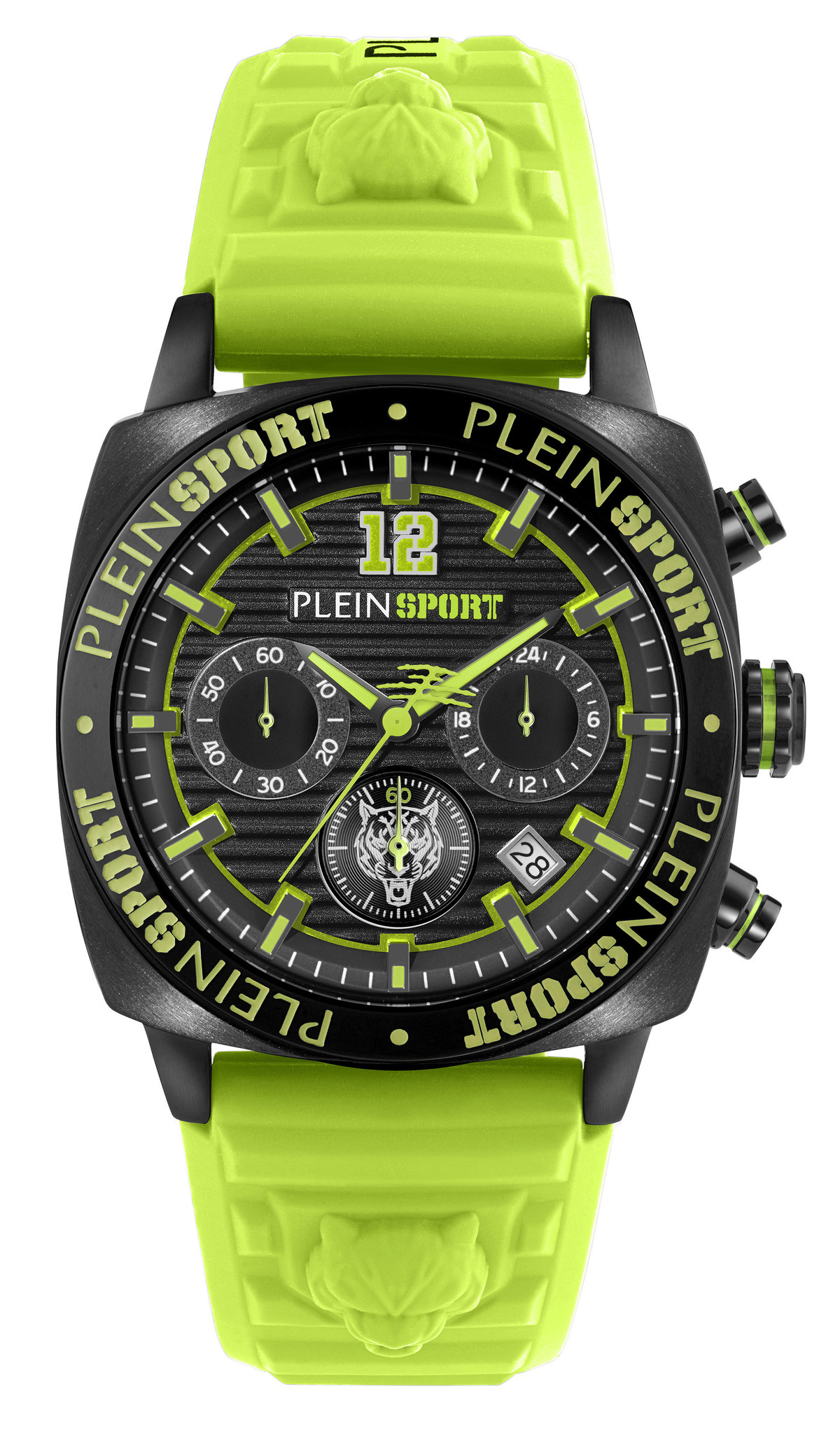 Buy PLEIN SPORT Wildcat 40 mm Black Silicone Analogue Watch For Men -  PSGBA0923 | Shoppers Stop