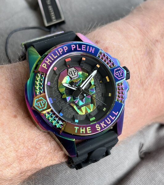 Philipp Plein Philipp Plein Der Totenkopf Regenbogen PWAAA2123 Uhr 46 mm