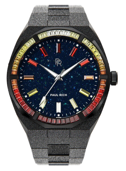 Paul Rich Paul Rich Frosted Midnight Sun Schwarz MS02 Uhr 45 mm