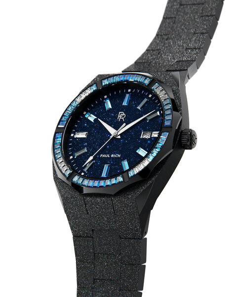 Paul Rich Paul Rich Frosted Arctic Crystal Black AC01-A automatic watch 45 mm