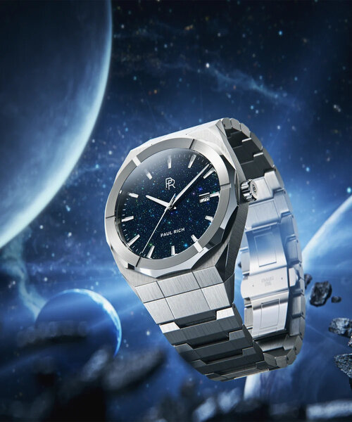 Paul Rich Paul Rich Cosmic Kollektion Silber COS04 Uhr 45 mm