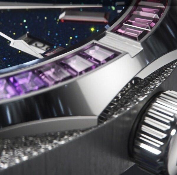 Paul Rich Paul Rich Endgame Rainbow Frosted Star Dust Silver END04 watch