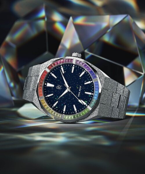 Paul Rich Paul Rich Endgame Rainbow Frosted Star Dust Silver END04 watch