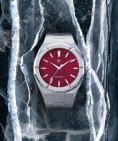 Paul Rich Paul Rich Frosted Star Dust Silver Red FSD08-42 Uhr 42 mm