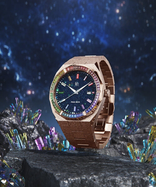 Paul Rich Paul Rich Infinity Rainbow Frosted Star Dust Gold Automatic INF04-A watch