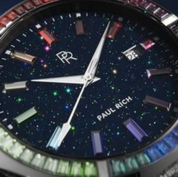 Paul Rich Paul Rich Infinity Rainbow Frosted Star Dust Black Automatic INF01-A watch