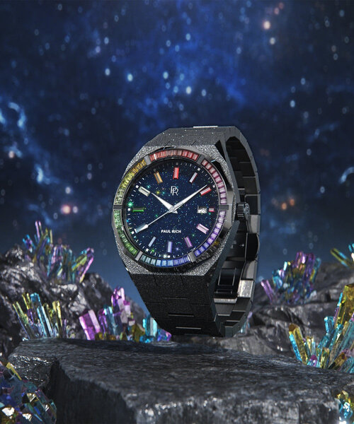 Paul Rich Paul Rich Infinity Rainbow Frosted Star Dust Black Automatic INF01-A watch
