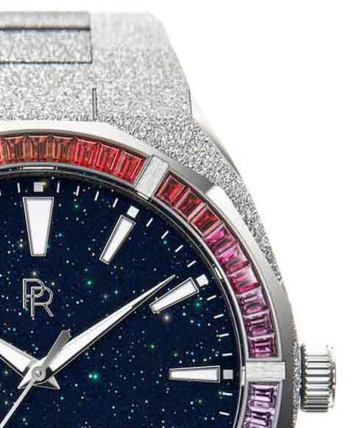 Paul Rich Paul Rich Rainbow Frosted Star Dust Silver RAIN05 Limited Edition watch 45 mm