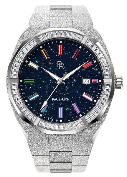 Paul Rich Paul Rich Aurora Frosted Star Dust Silver AUR05-A Automatikuhr Limited Edition 45 mm