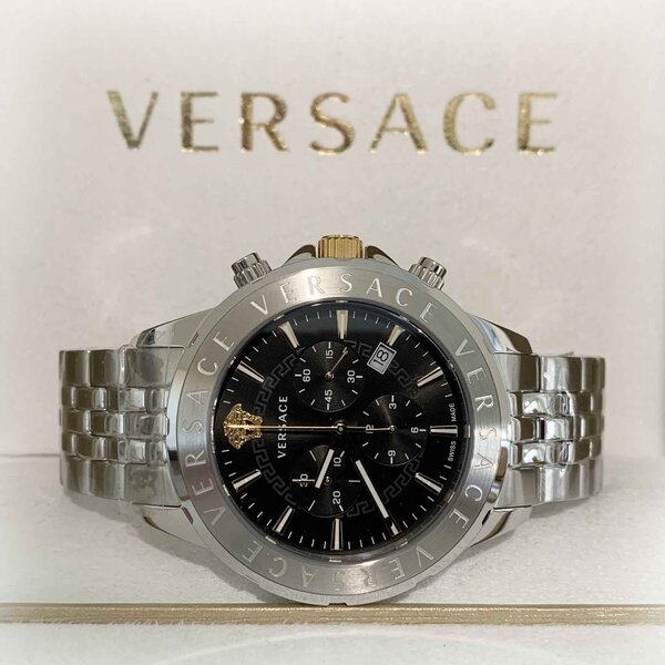 Versace Versace VEV600419 Chrono Signature Herrenuhr Chronograph 44 mm DEMO