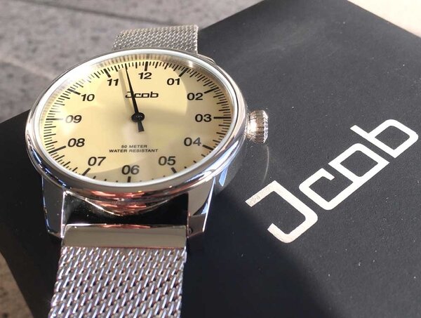 Jcob Jcob Einzeiger JCW001-SS01 beige Herrenuhr DEMO