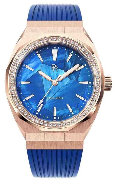 Paul Rich Paul Rich Heart of the Ocean Blue Rose Gold HO01 watch 38 mm