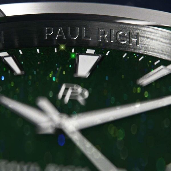 Paul Rich Paul Rich Star Dust Green Silver SD06-A Automatic watch 45 mm