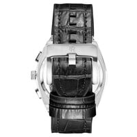 Paul Rich Paul Rich Motorsport Silver Black Leather MSP06-L watch 45 mm