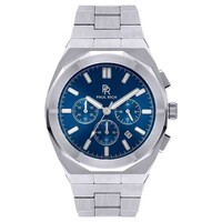 Paul Rich Paul Rich Motorsport Silver Blue Steel MSP05 watch 45 mm