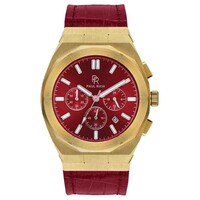 Paul Rich Paul Rich Motorsport Gold Red Leather MSP03-L watch 45 mm