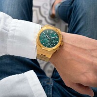 Paul Rich Paul Rich Motorsport Green Gold Steel MSP02 watch 45 mm