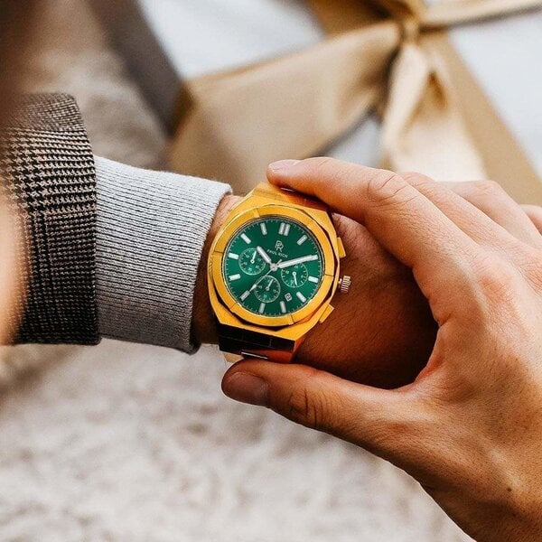 Paul Rich Paul Rich Motorsport Green Gold Steel MSP02 watch 45 mm