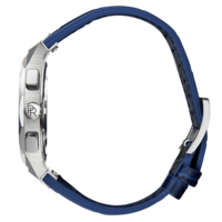 Paul Rich Paul Rich Motorsport Carbon Fiber Silver Blue Leather MCF05-L watch 45 mm